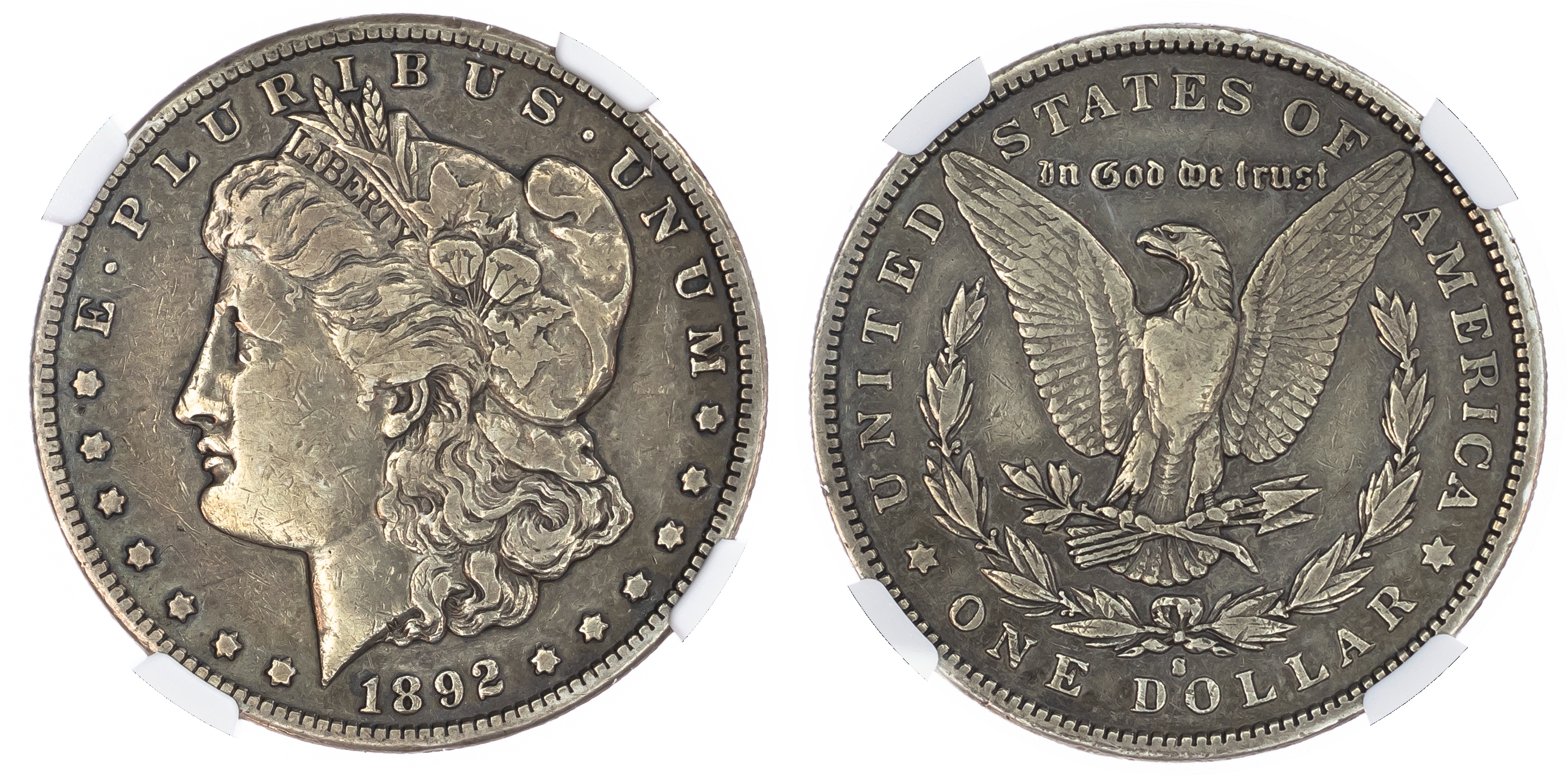 USA, silver Morgan Dollar, 1892, San Francisco.