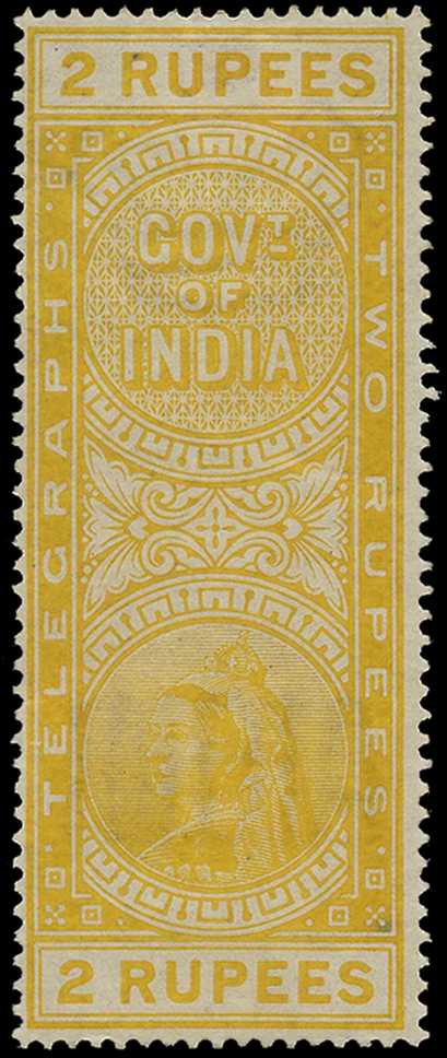 Telegraphs. 1900 2r yellow o.g., fine, one...