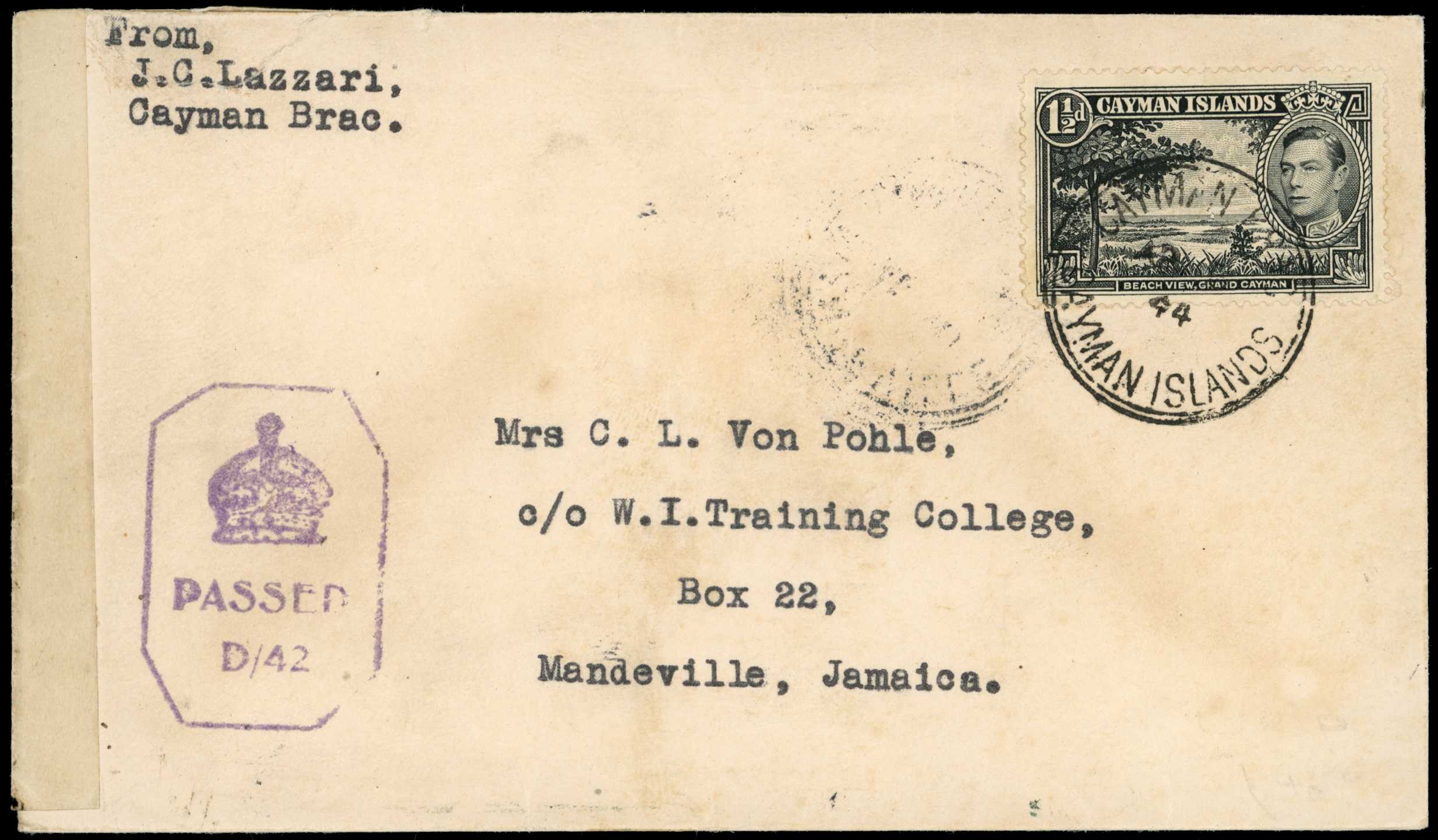 1942-45 Selection of six covers all...