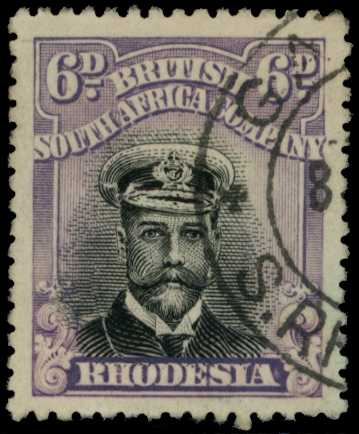 1918-21 6d Head Die IIIB, perf 14, toned...