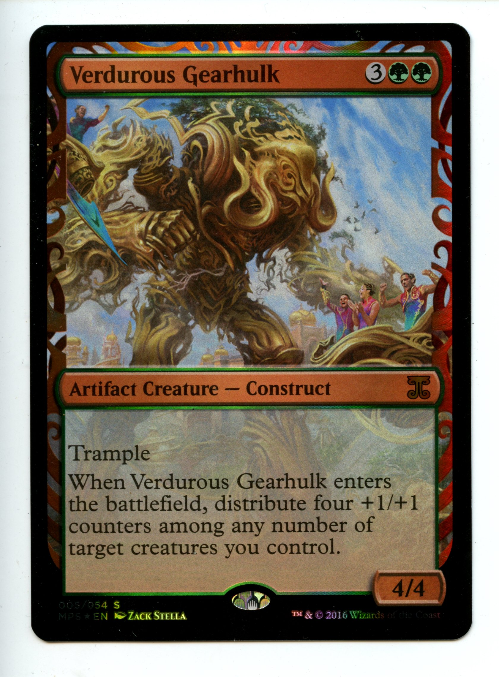 Magic the Gathering - Verdurous Gearhulk  - Kaladesh Inventions - Lightly Played 