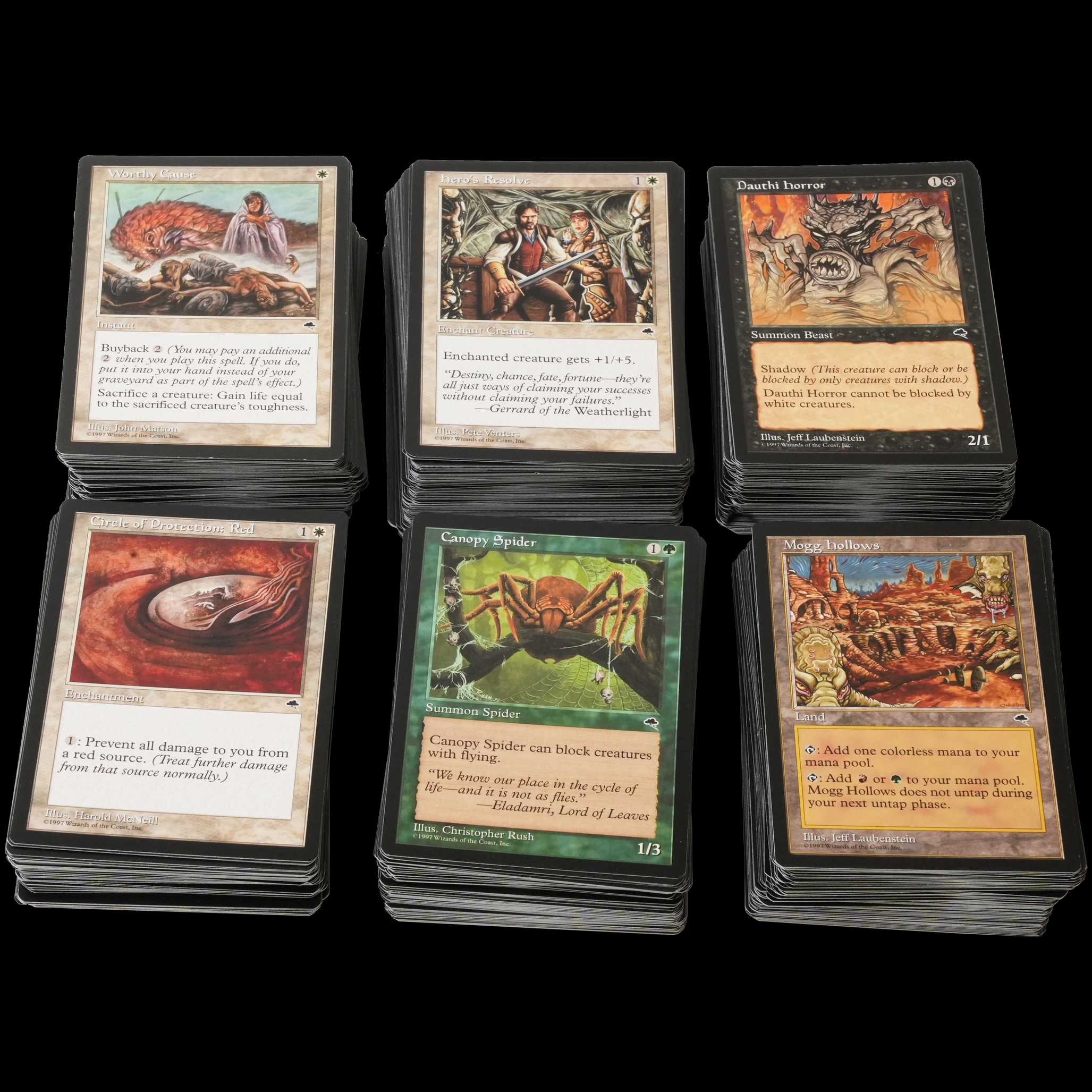 Magic The Gathering Tempest Collection.