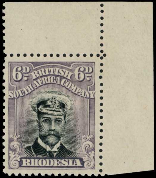 1913-7 6d Head Die II, perf 14. Mint...