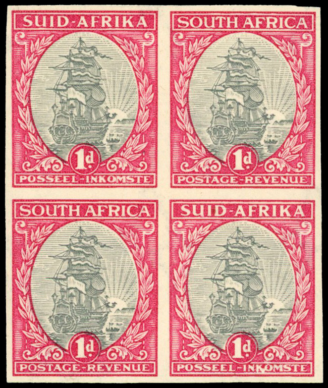 South Africa SG 56a block mint