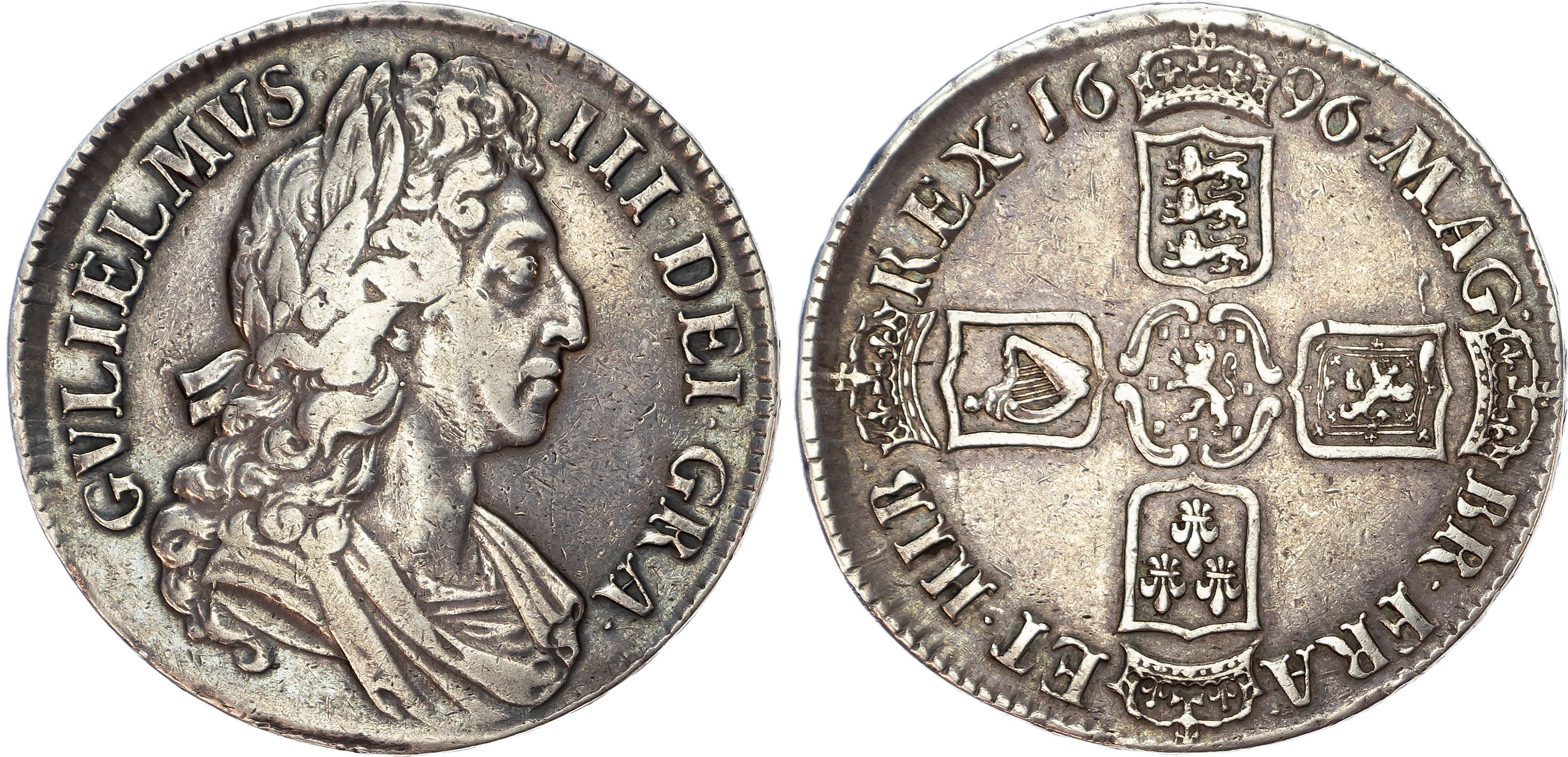 William III (1689-1702) Crown, 1696, OCTAVO.