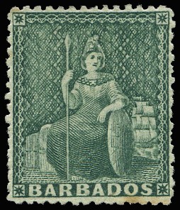 1873 (½d) green, wmk large star, clean-cut perf...