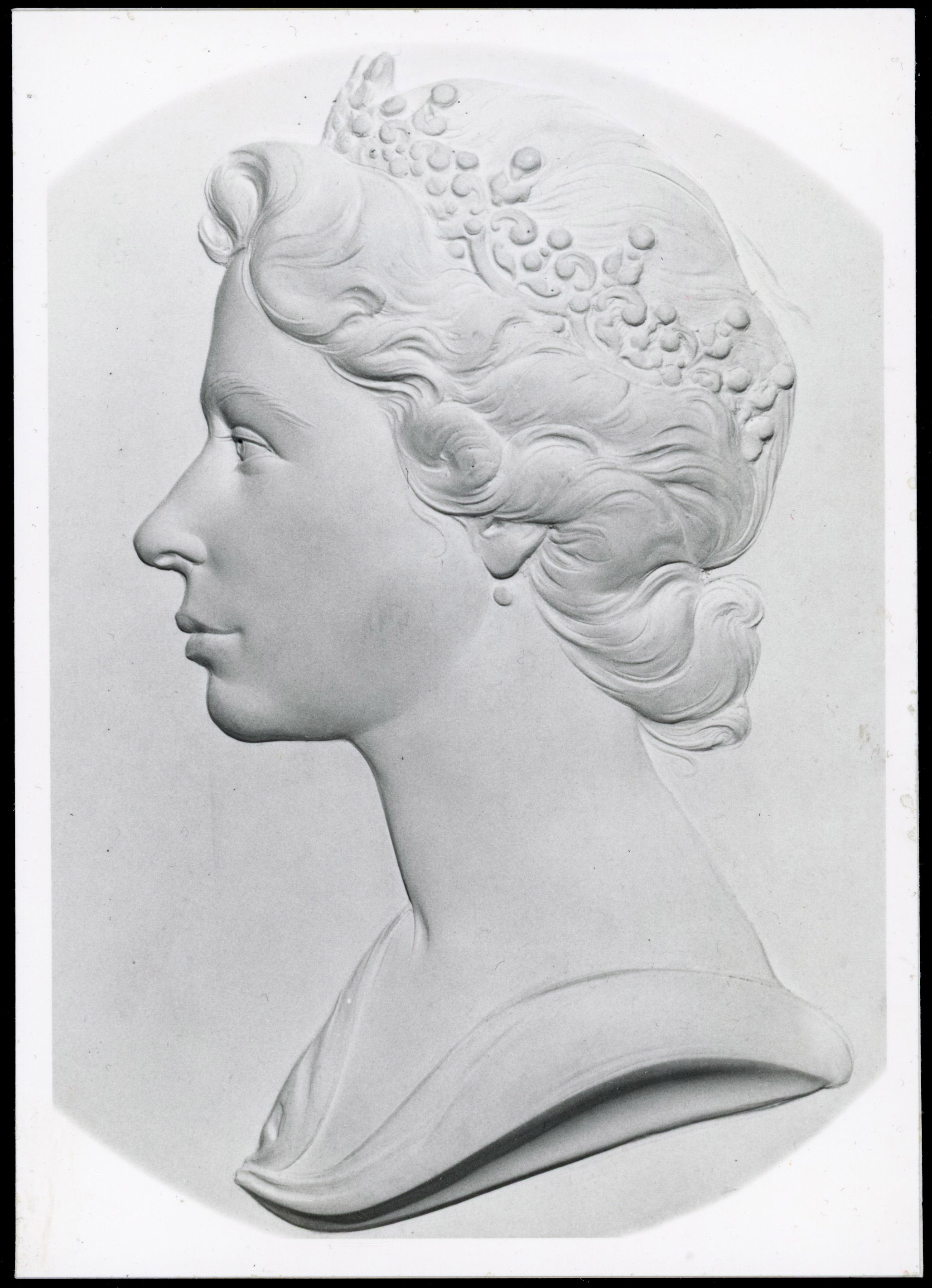 GB 1966 Machin 'Coinage' head photographic negative from PO Archive 