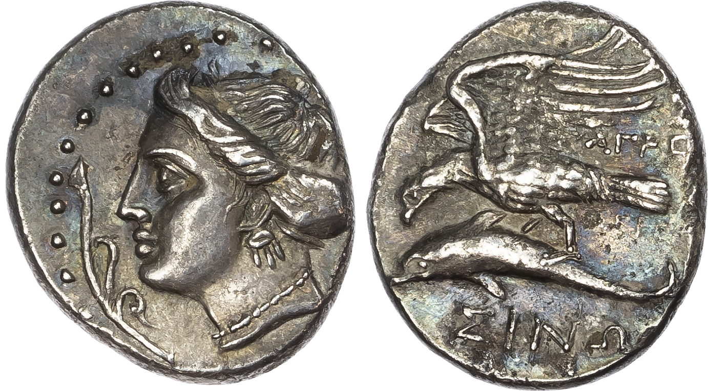 Paphlagonia, Sinope (c. 330-300 BC) AR Drachm, Agreos, magistrate, 5.89g. 