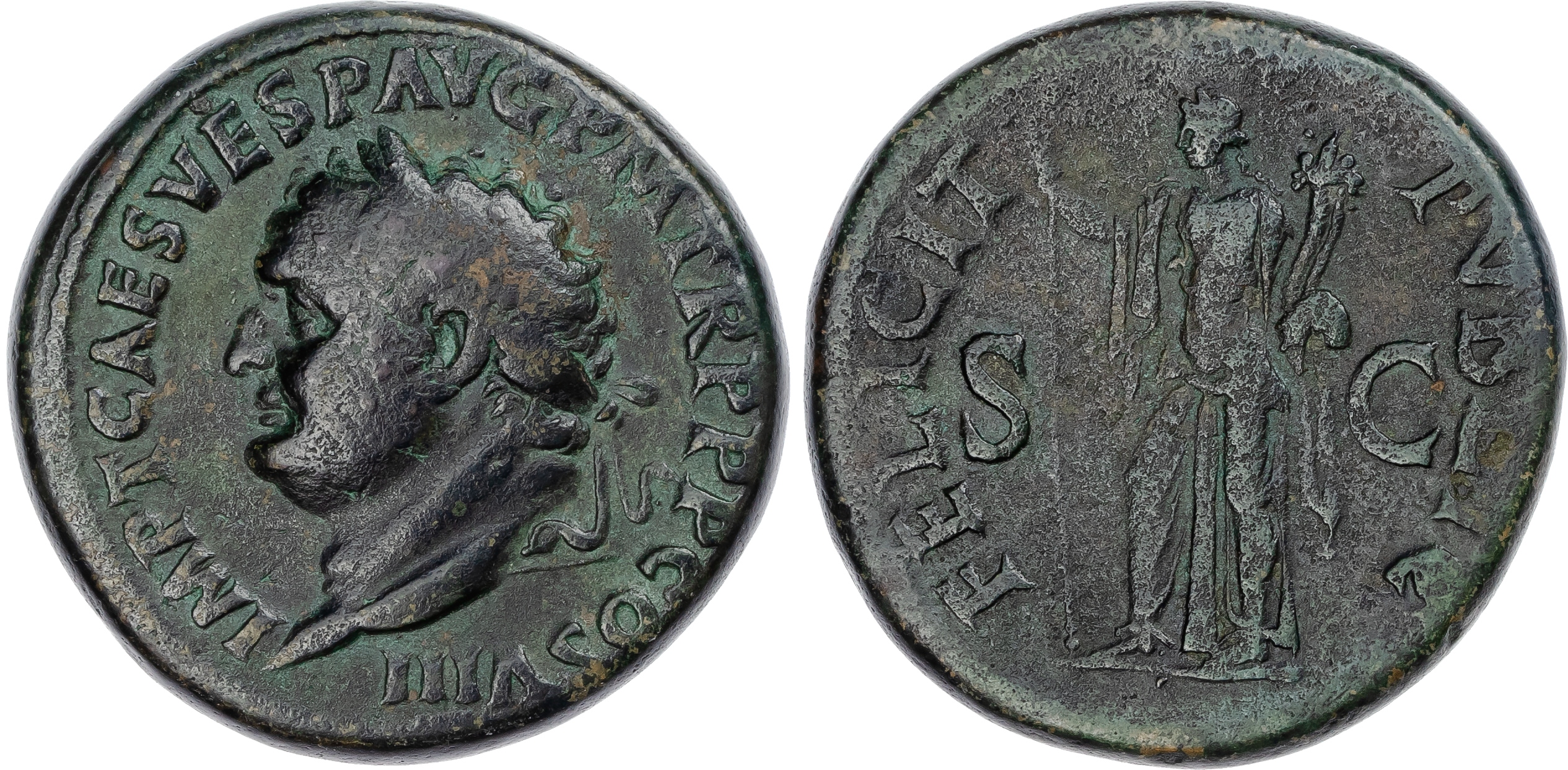 Titus (AD 79-81) AE Sestertius, Rome, AD 80-81, 27.99g.
