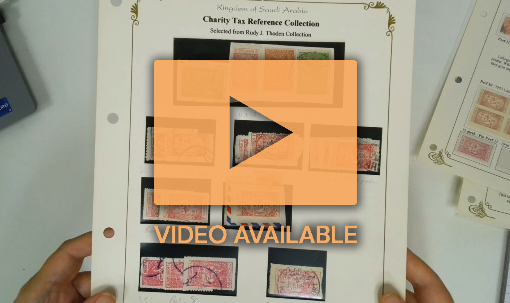Saudi 1930-60s Charity Tax issue stamps and covers