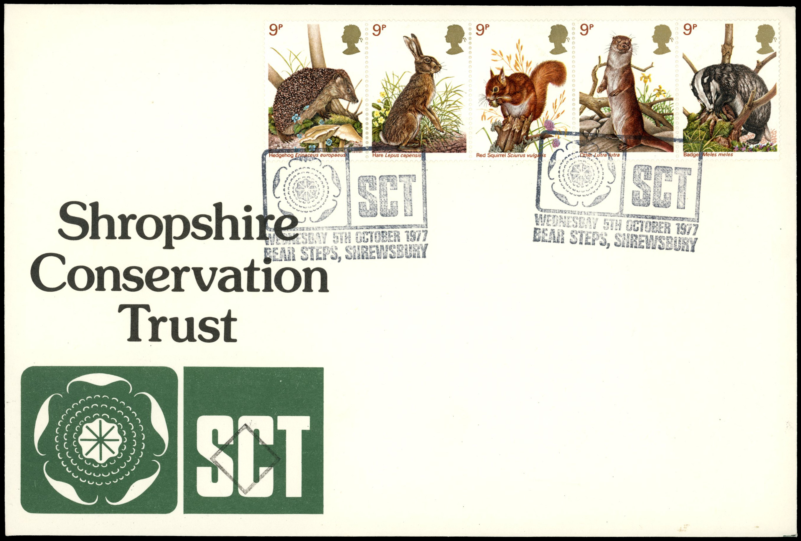 FIRST DAY COVERS: 1977 British Wildlife...