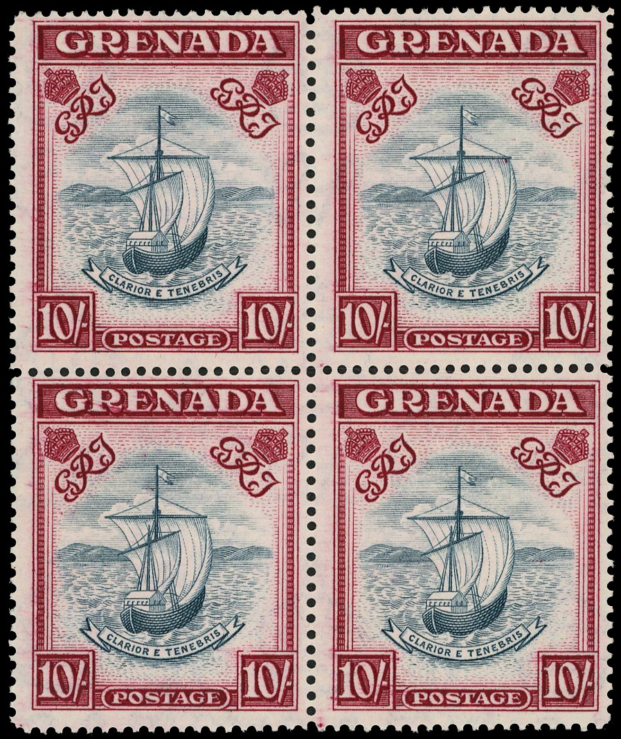 Grenada SG 163d block mint