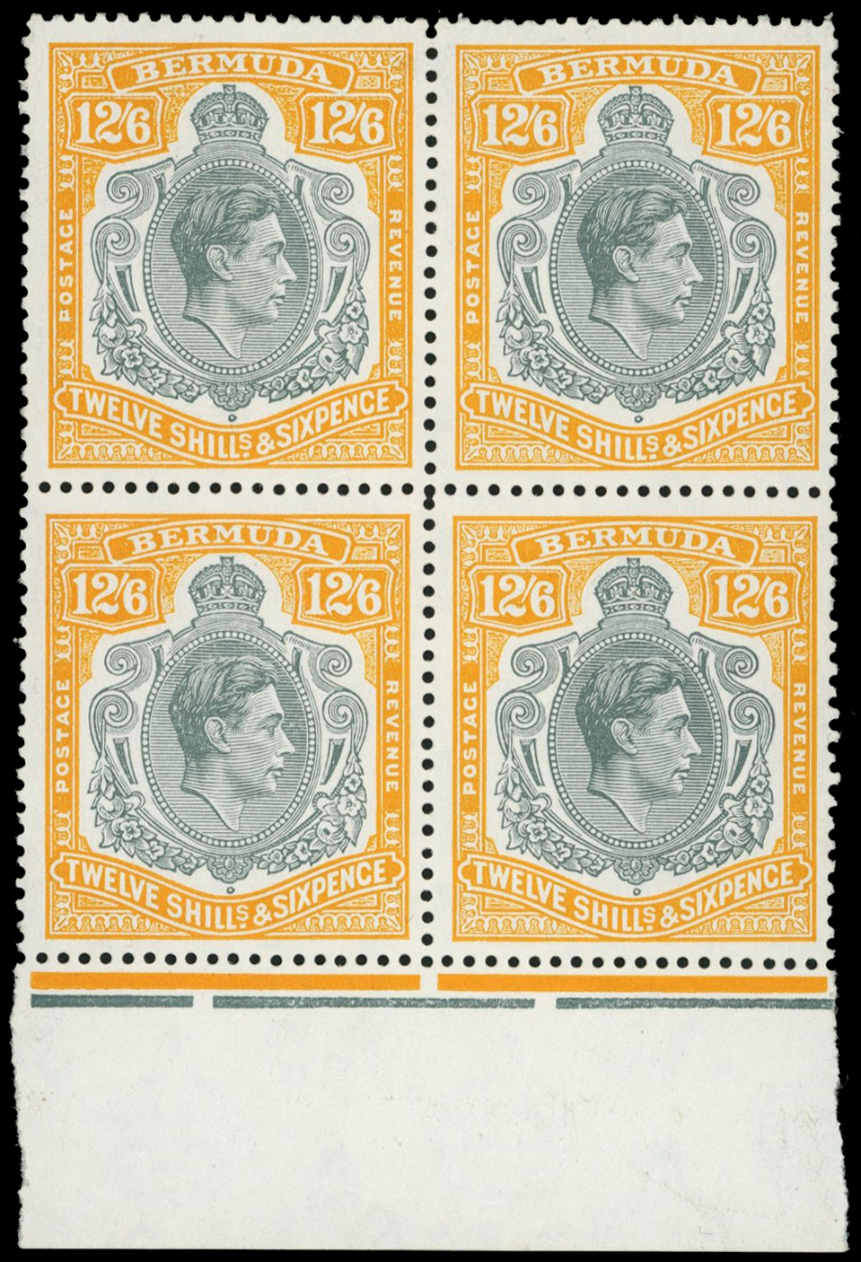 1950 5s perf 13 grey and pale orange,...