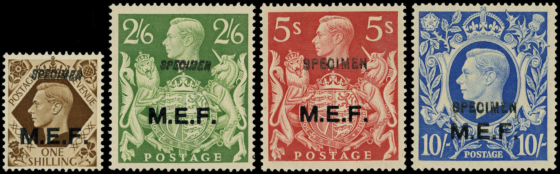 BOIC M.E.F. SG M18s-21s Specimens