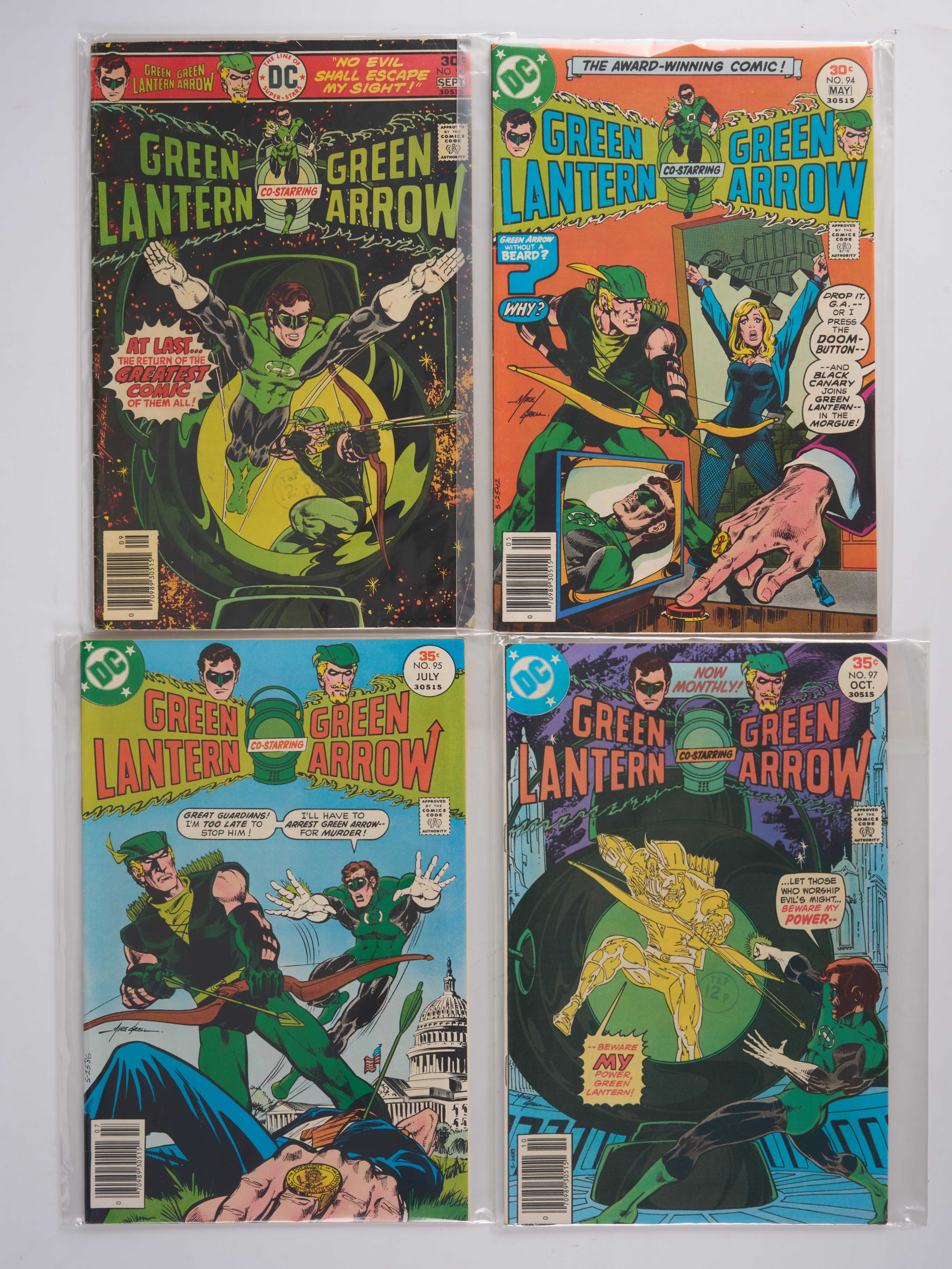 Green Lantern Co-Starring Green Arrow (DC Comics, 1976-79) Bundle of 22