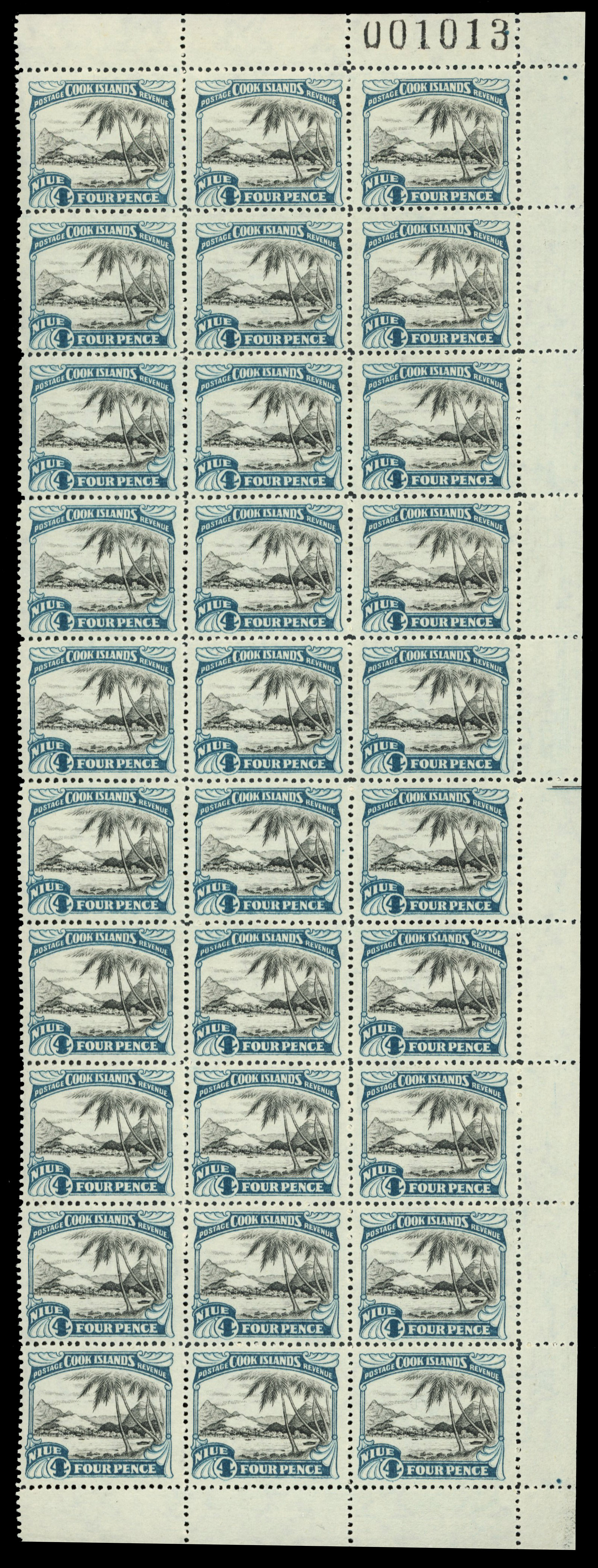 Niue SG 63/93y blocks mint