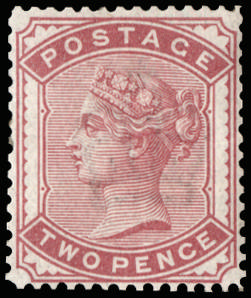 GB 1887 SG 168 2d Plate 2 imprimatur