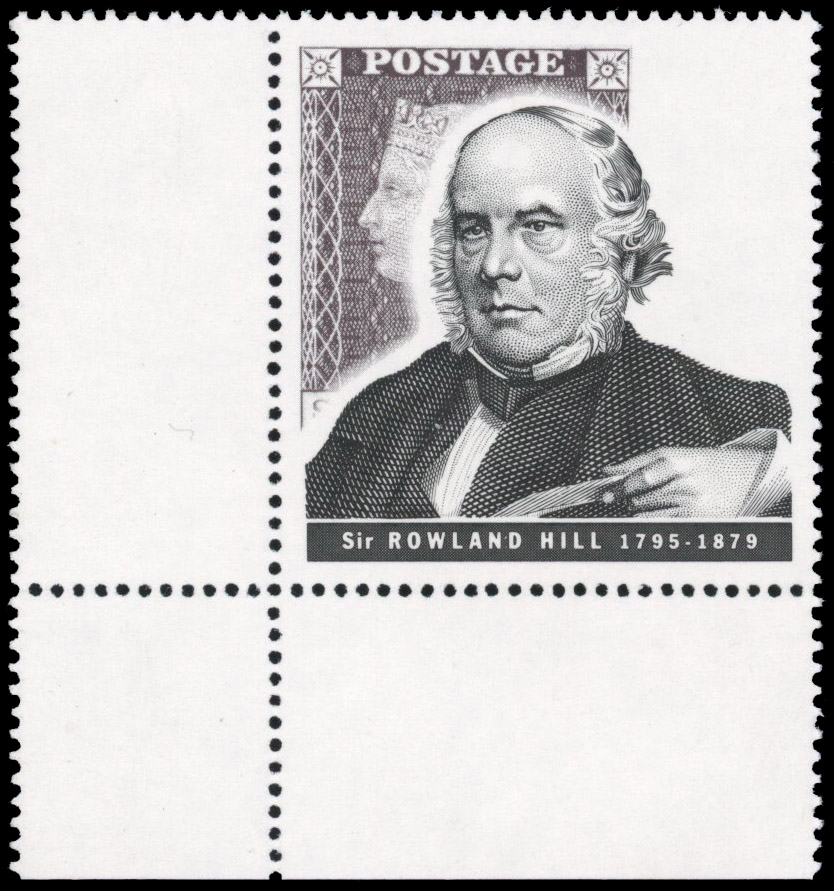 GB SG 1888a 1995 25p Pioneers of Communication silver omitted mint