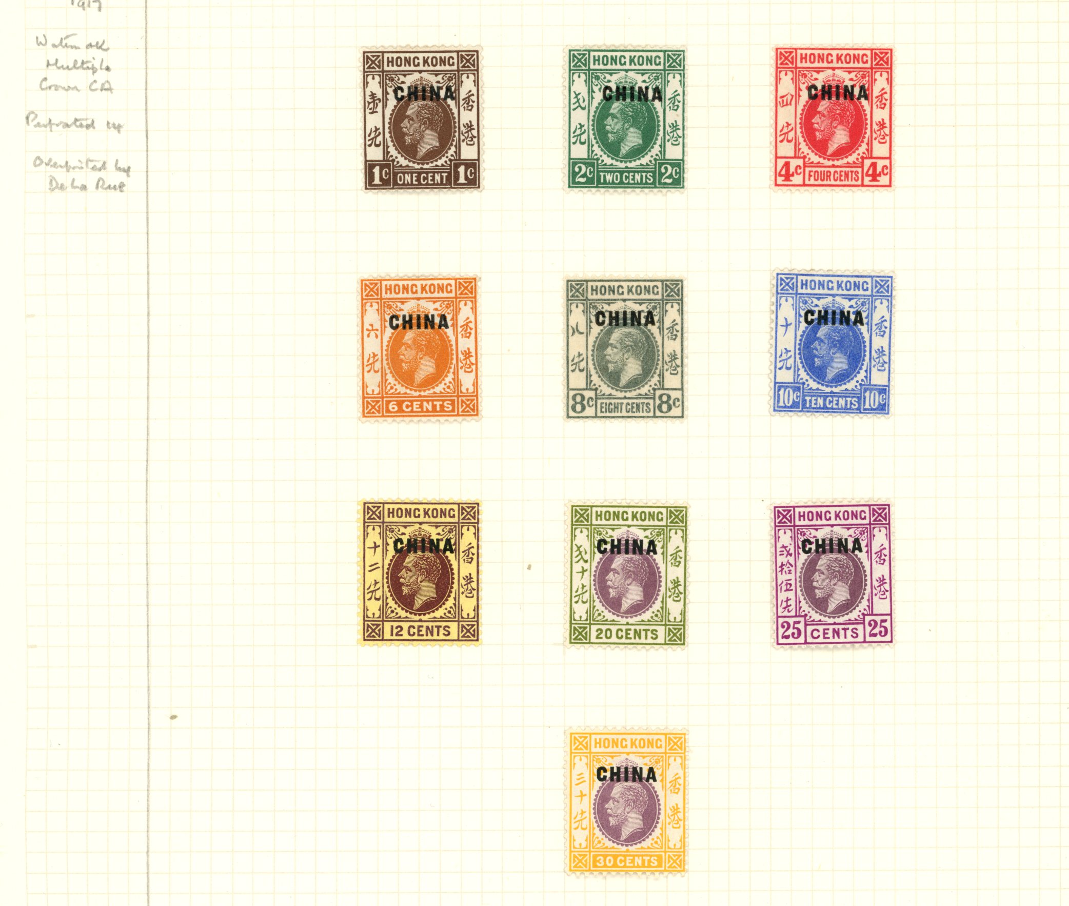 1917-27 mint collection mounted on pages. We...