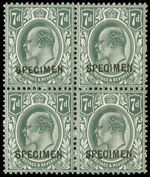 1912 7d. Slate-grey. A very fine and fresh...