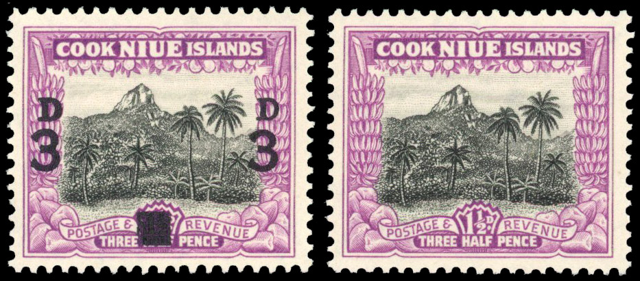 Niue SG 78 var unused