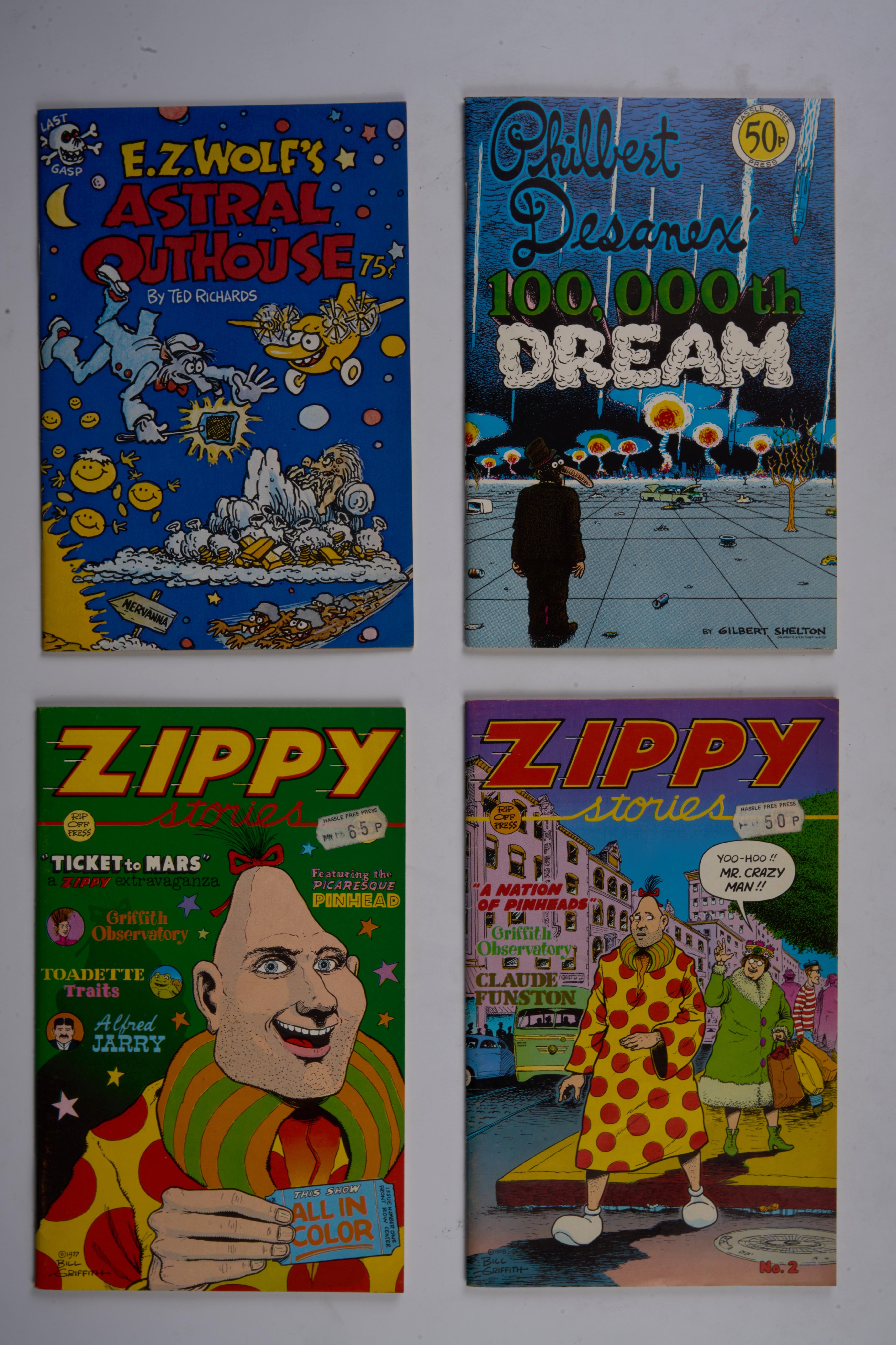 Gilbert Shelton, Ted Richards and Bill Griffiths & Others Comix (Last Gasp/Rip Off & Others, 1969-78) Bundle of 18