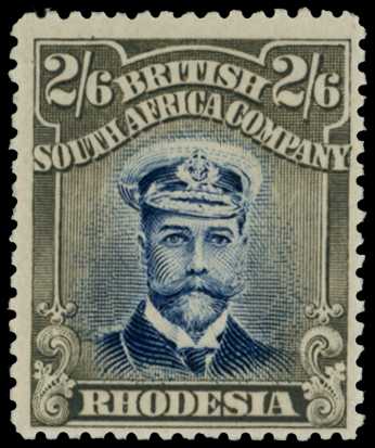 1913-7 2/6d Head Die II, perf 15. Unmounted...