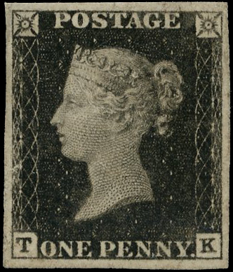 1840 1d Black Pl.1a Imprimatur (First Registration...