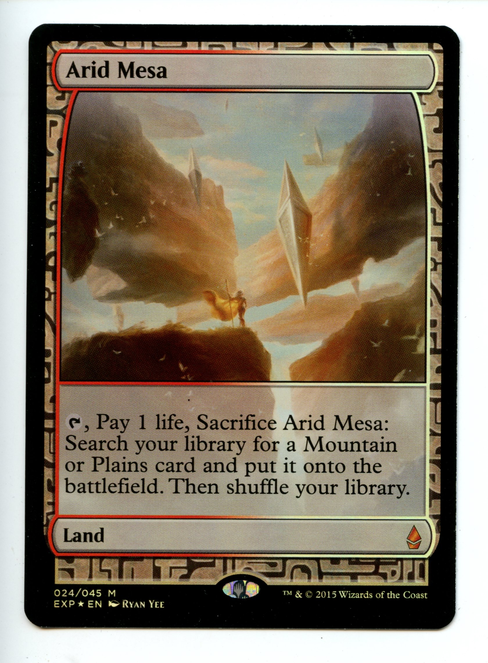 Magic the Gathering - Arid Mesa  - Zendikar Expeditions  - Lightly Played 