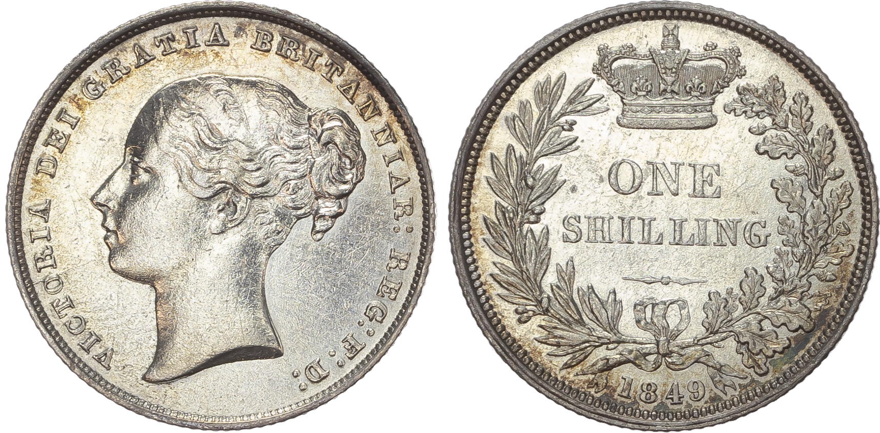 Victoria (1837-1901) Shilling, 1849.
