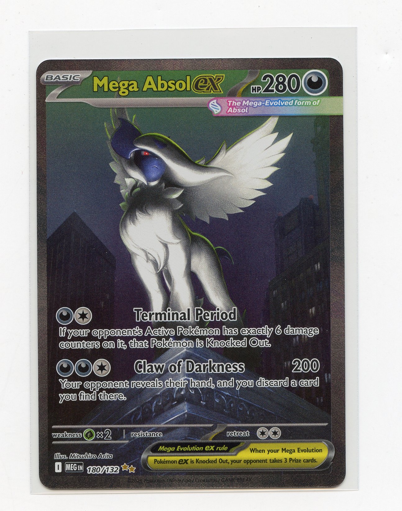 Mega Absol ex #180 SIR Mega Evolutions - (NM)