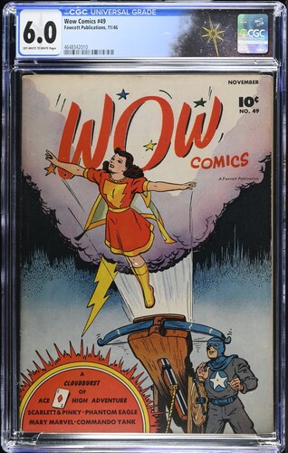 †WOW Comics #49 (Fawcett Publications, 1946) CGC 6.0