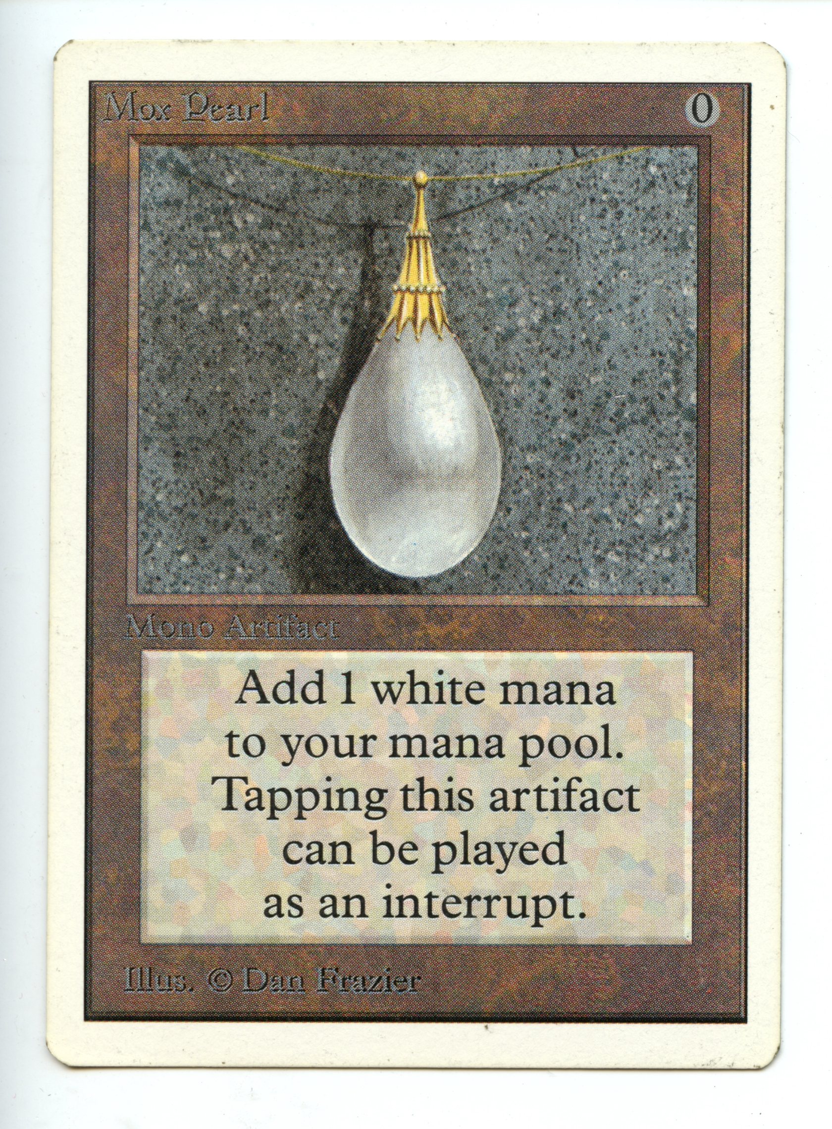 Magic The Gathering - Mox Pearl - Unlimited - Moderately Played