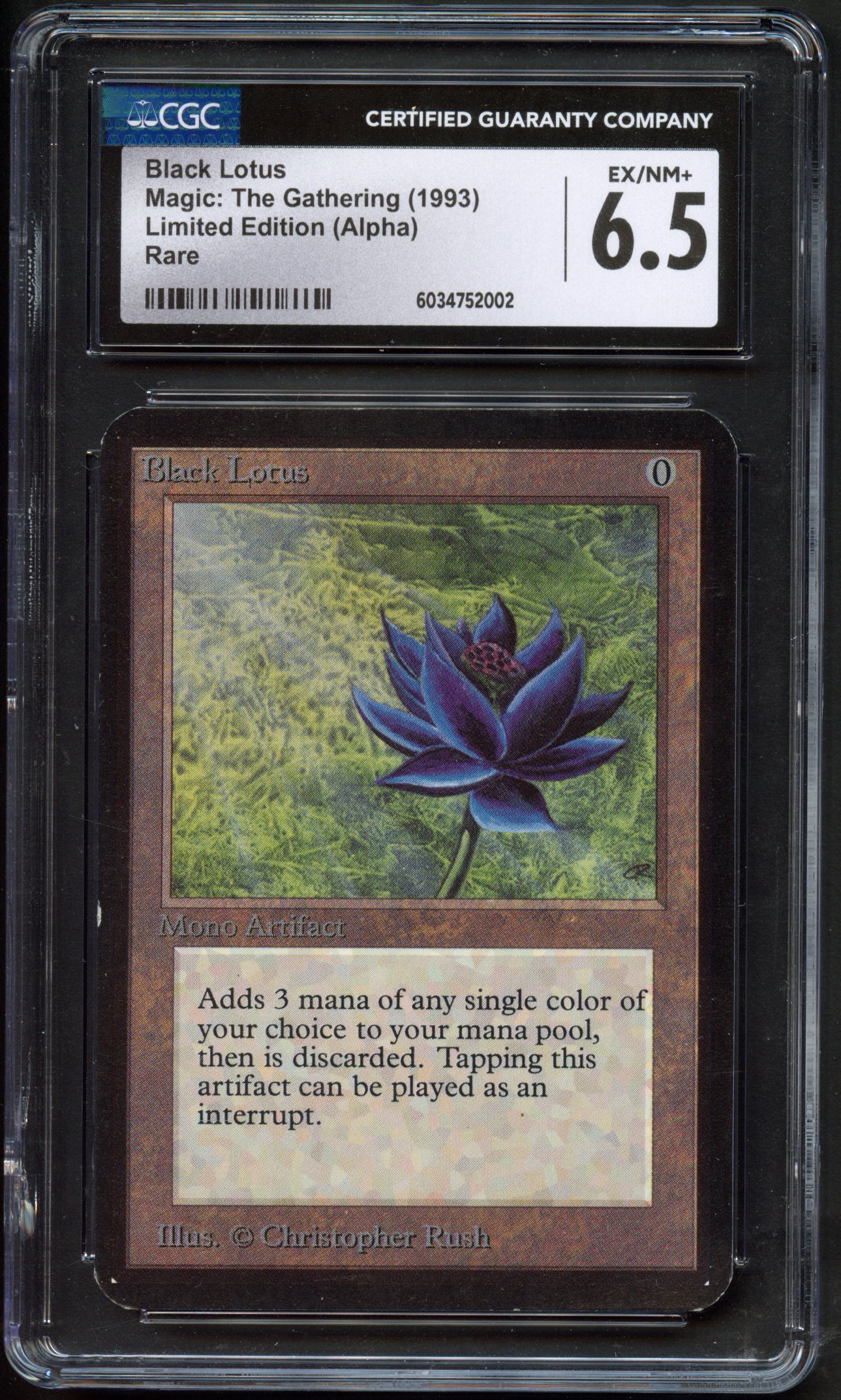CGC 6.5 Black Lotus - Limited Edition Alpha