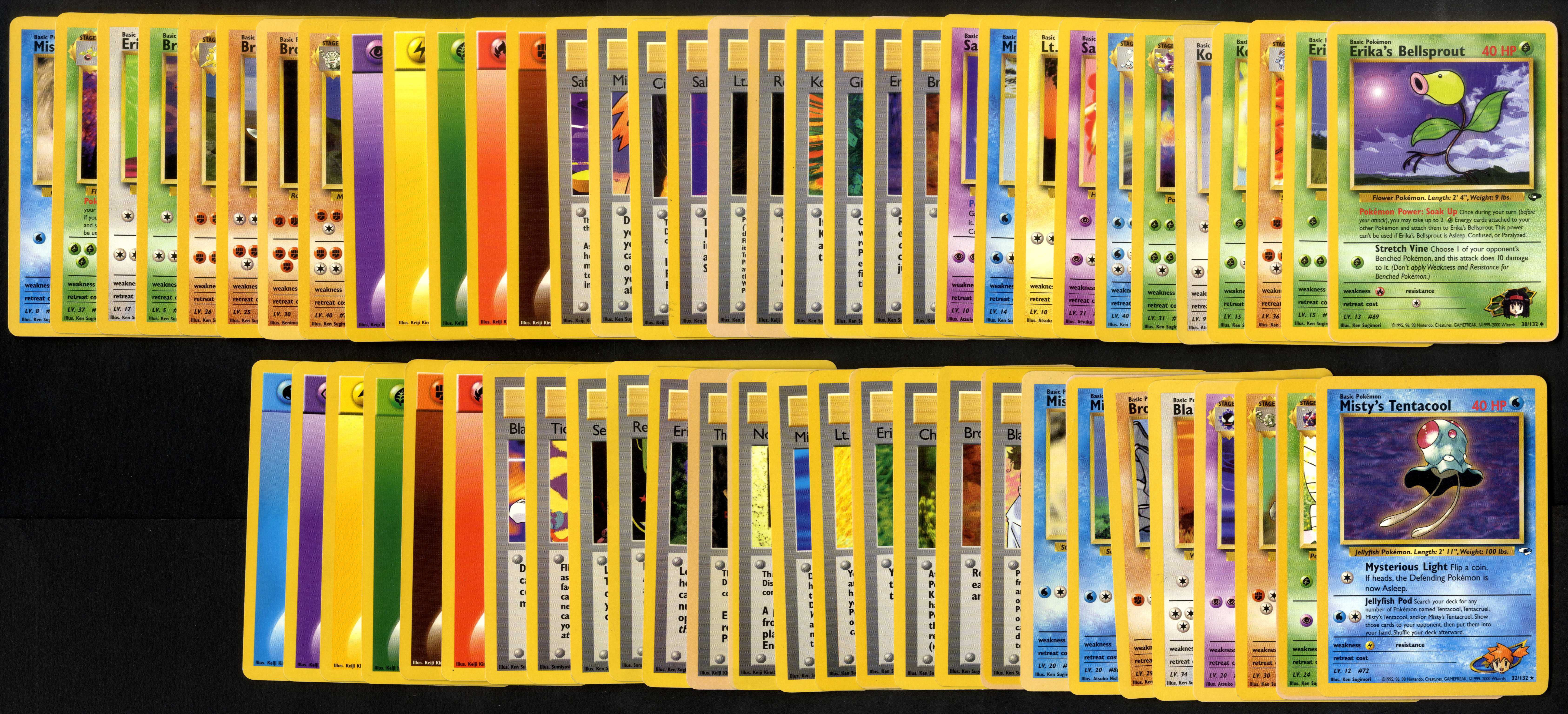 Gym Heroes & Gym Challenge Unlimited - Partially Complete Sets - 61 cards