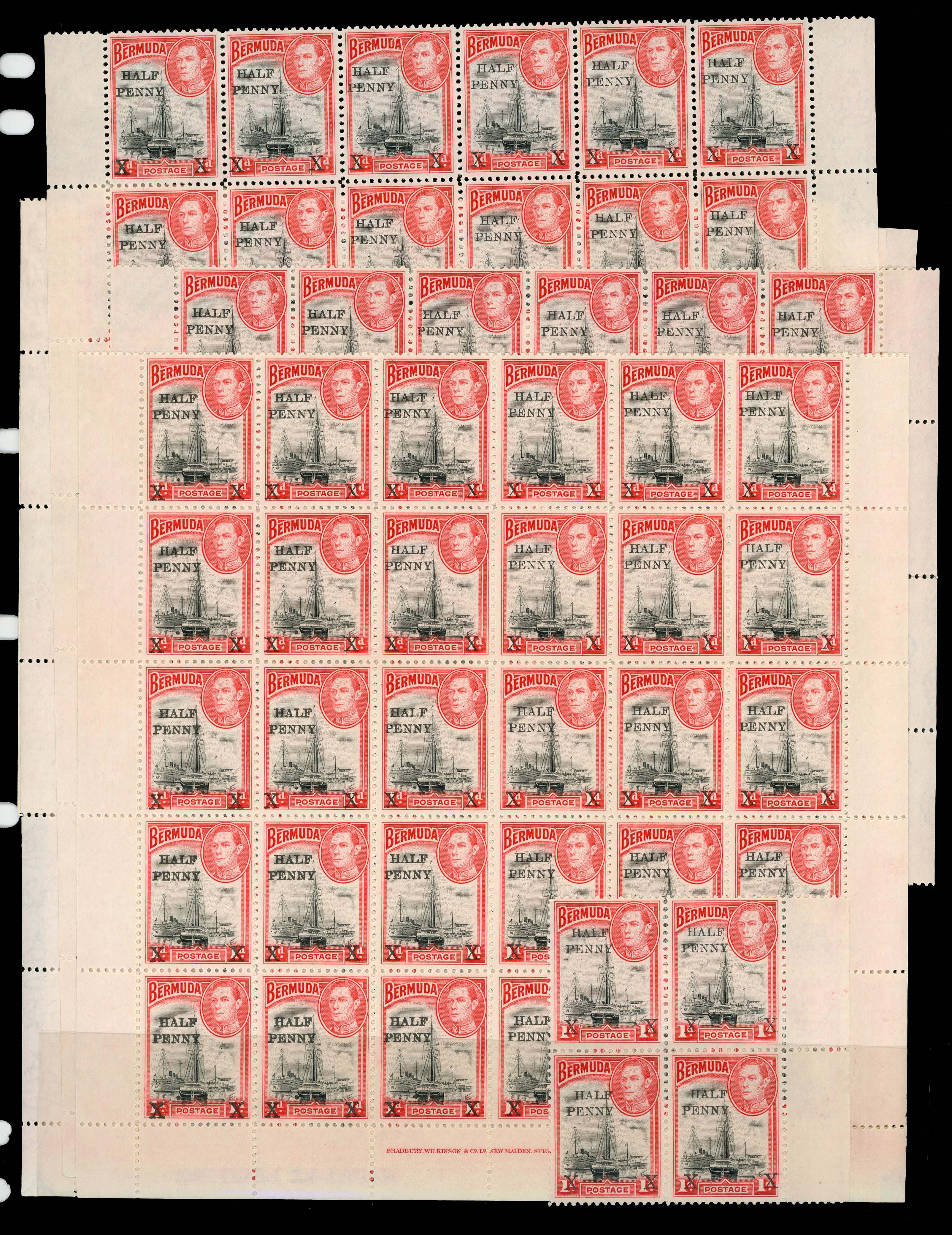 Bermuda SG 122 accumulation mint
