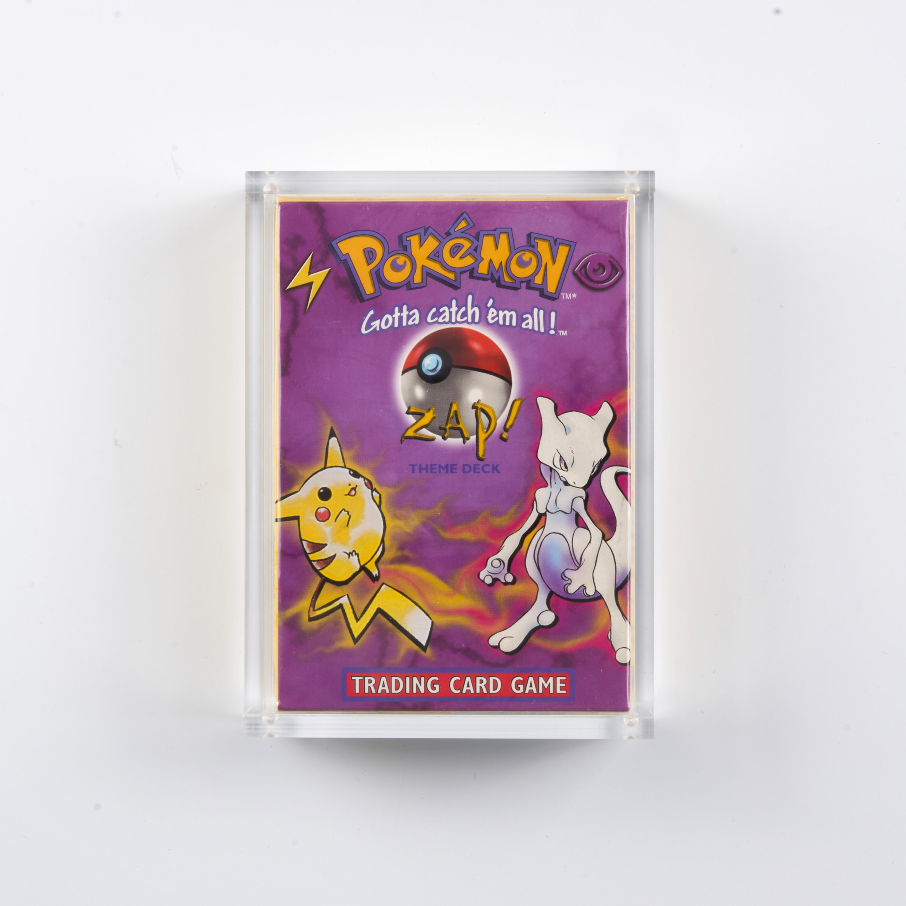 Zap! Theme Deck - Factory Sealed Inc. Acrylic Case