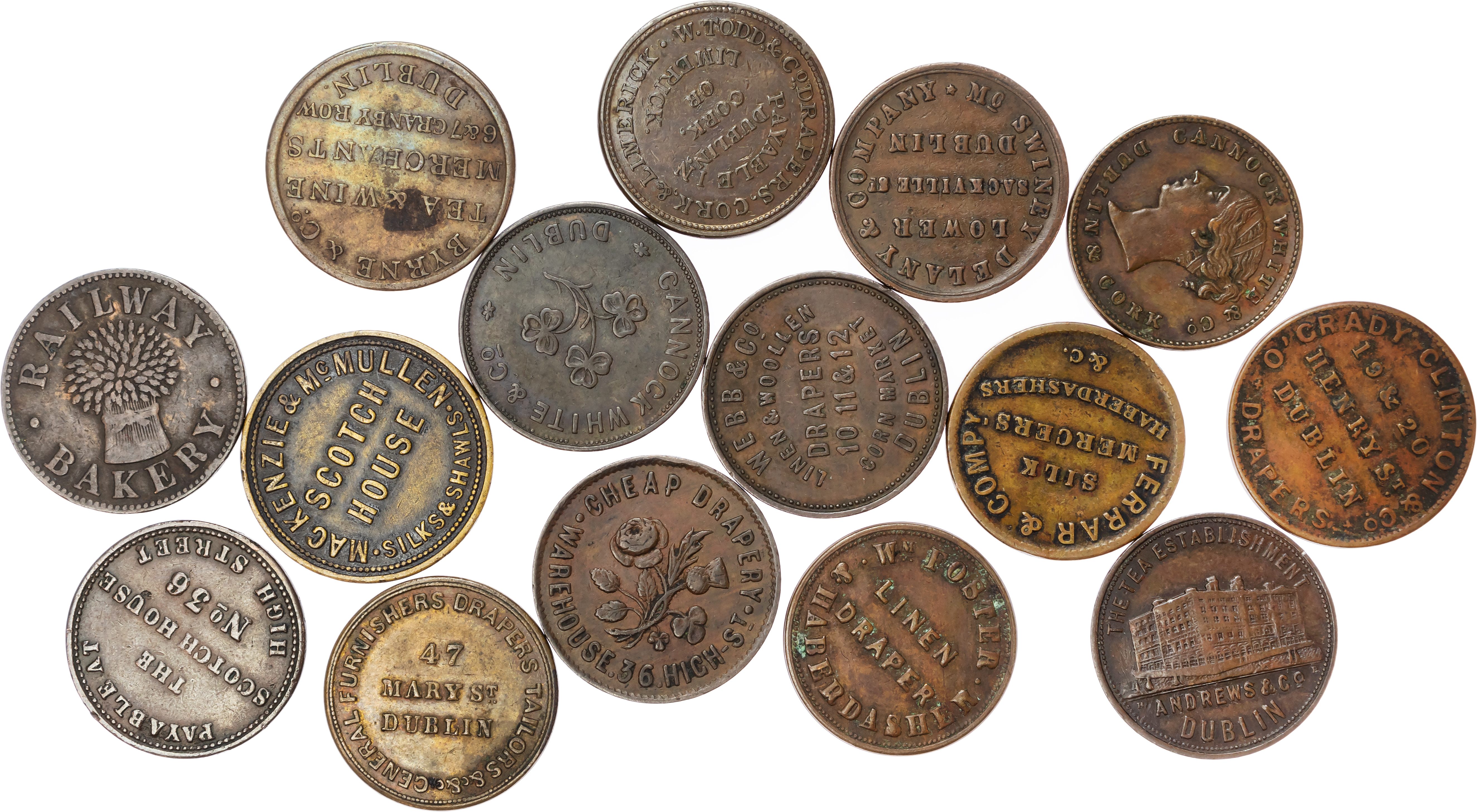 Belfast , Foster (W 5430); Farrar & Co. (W 5400); Hughes (W 5460); Mackenzie & Saunders, (W 5536); Robert McKe…