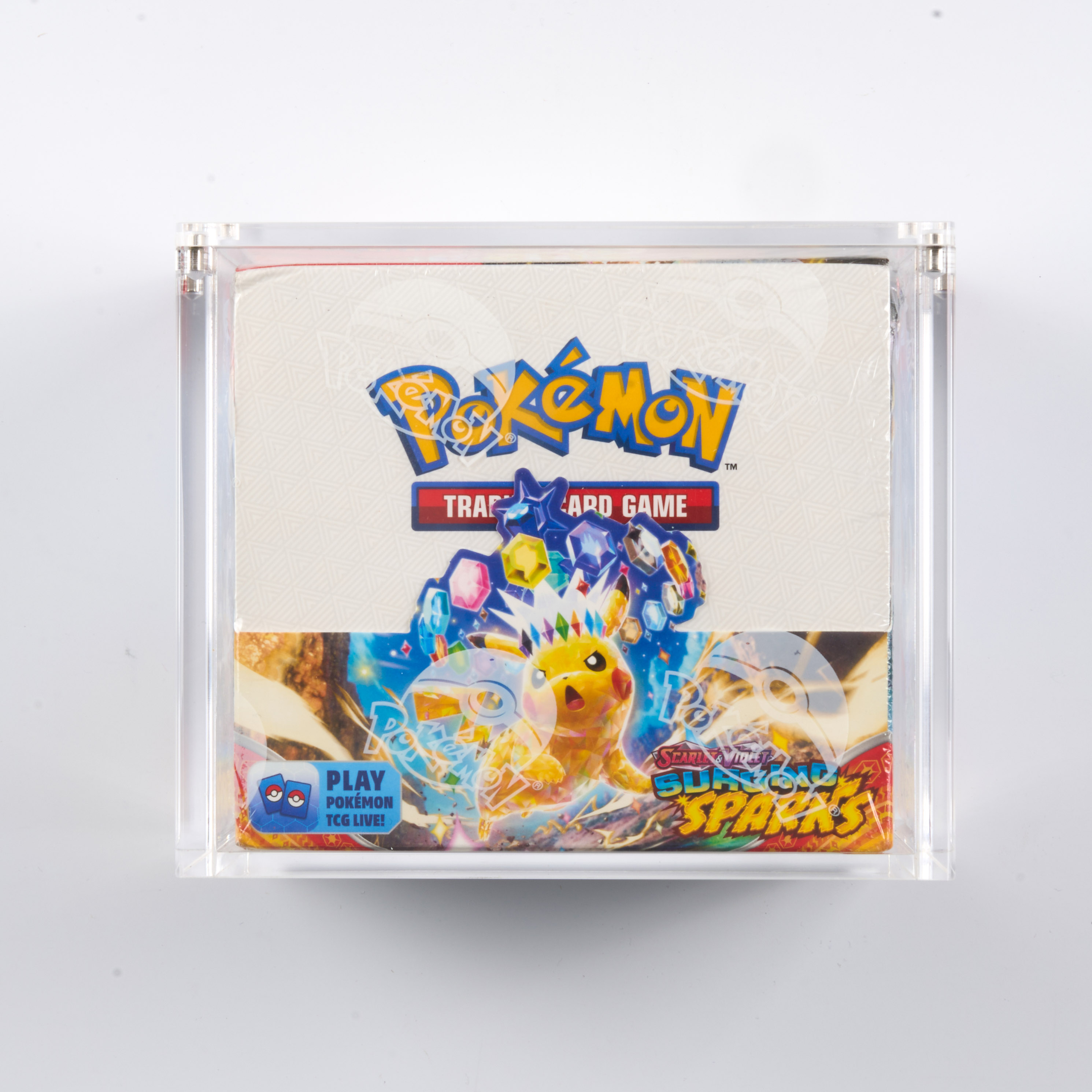 Surging Sparks Booster Box Inc. Acrylic Case