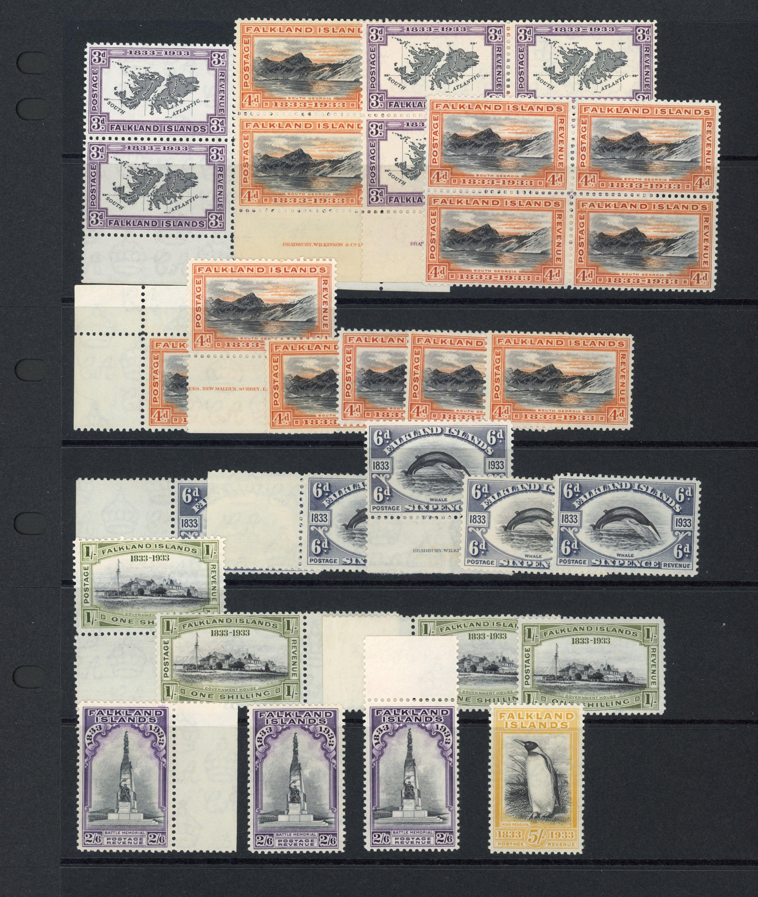1933 Centenary balance collection