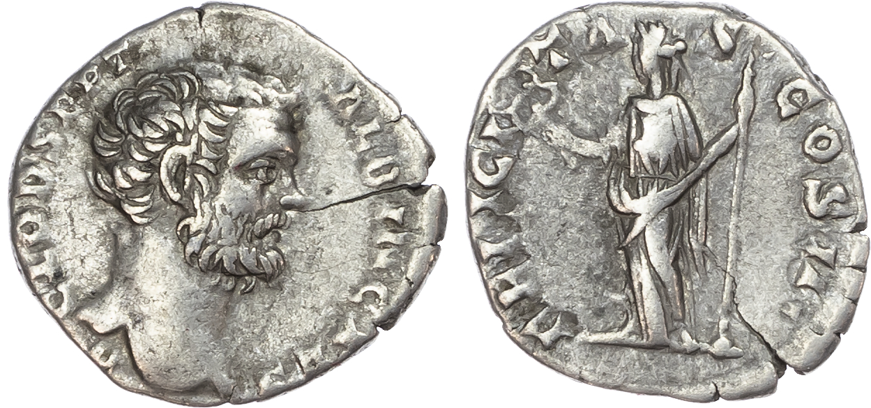 Clodius Albinus (as Caesar, AD 193-195) AR Denarius, Rome, AD 194-195, 3.04g.