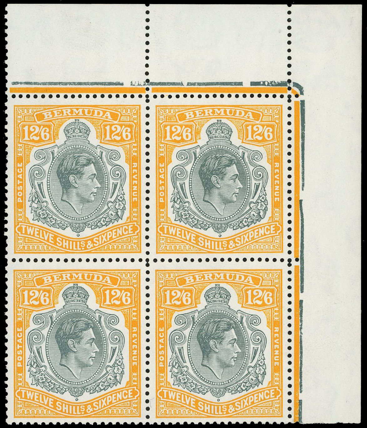 Bermuda SG 120e block mint