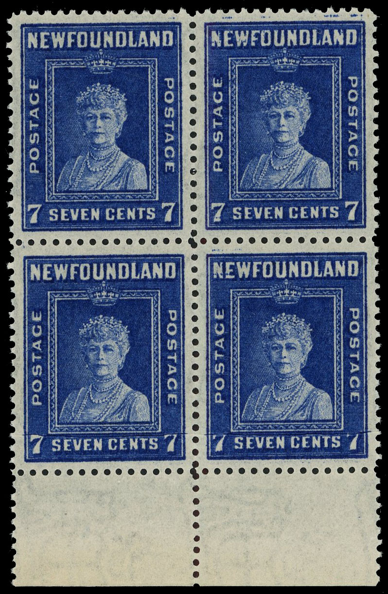 Newfoundland SG 281 var block mint