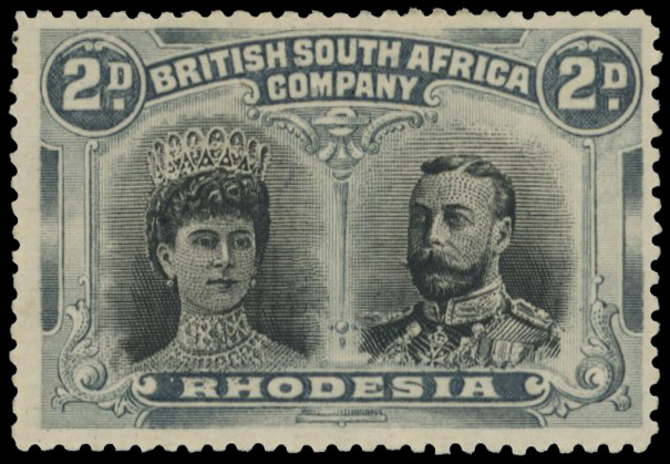 2d black and grey-black RSC E, position 13 part printer's mark mint