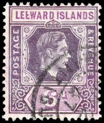 Leeward Islands SG 109ab used