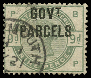 GB 1883  SGO63 Official