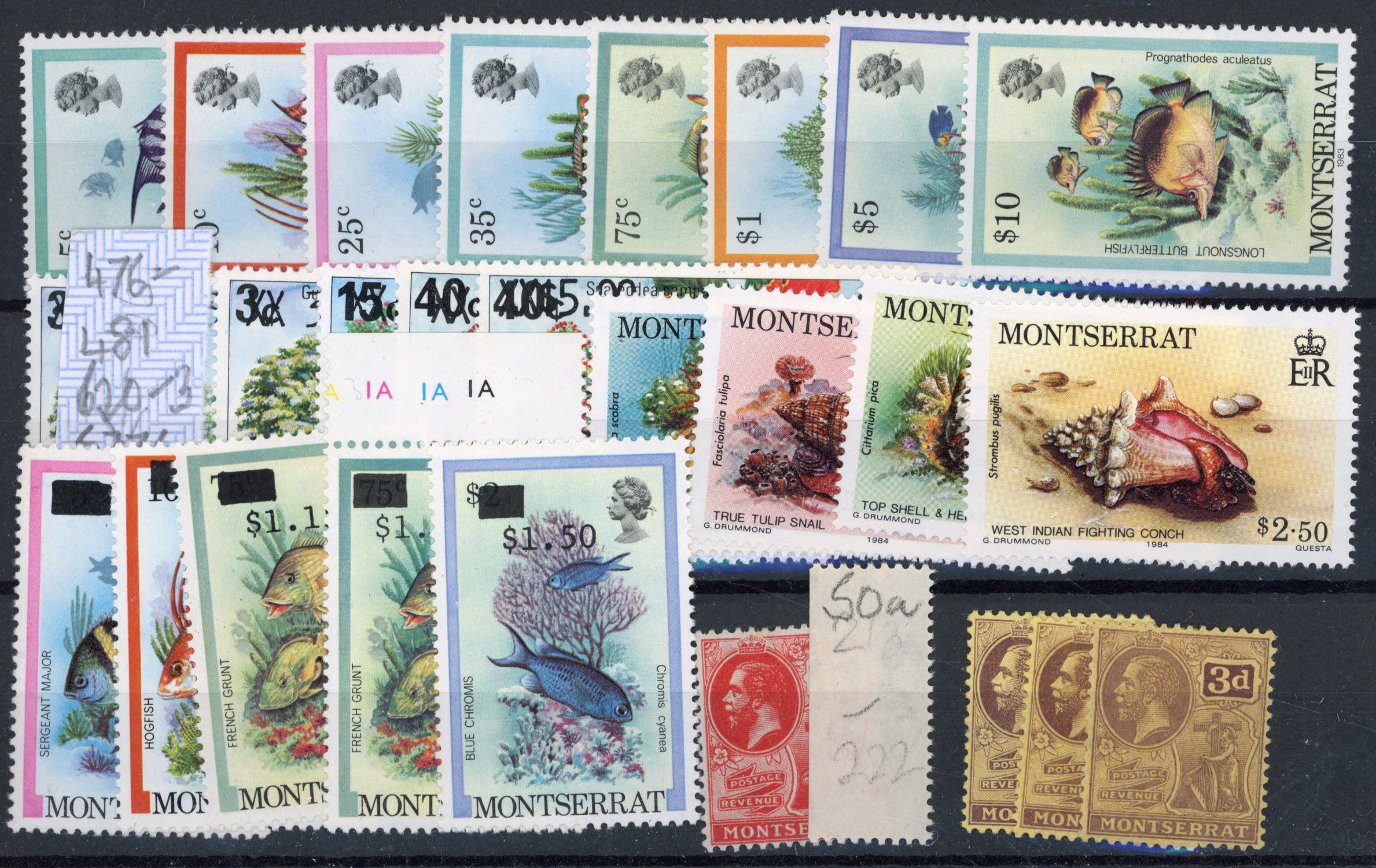 Montserrat 1922-81 collection mint