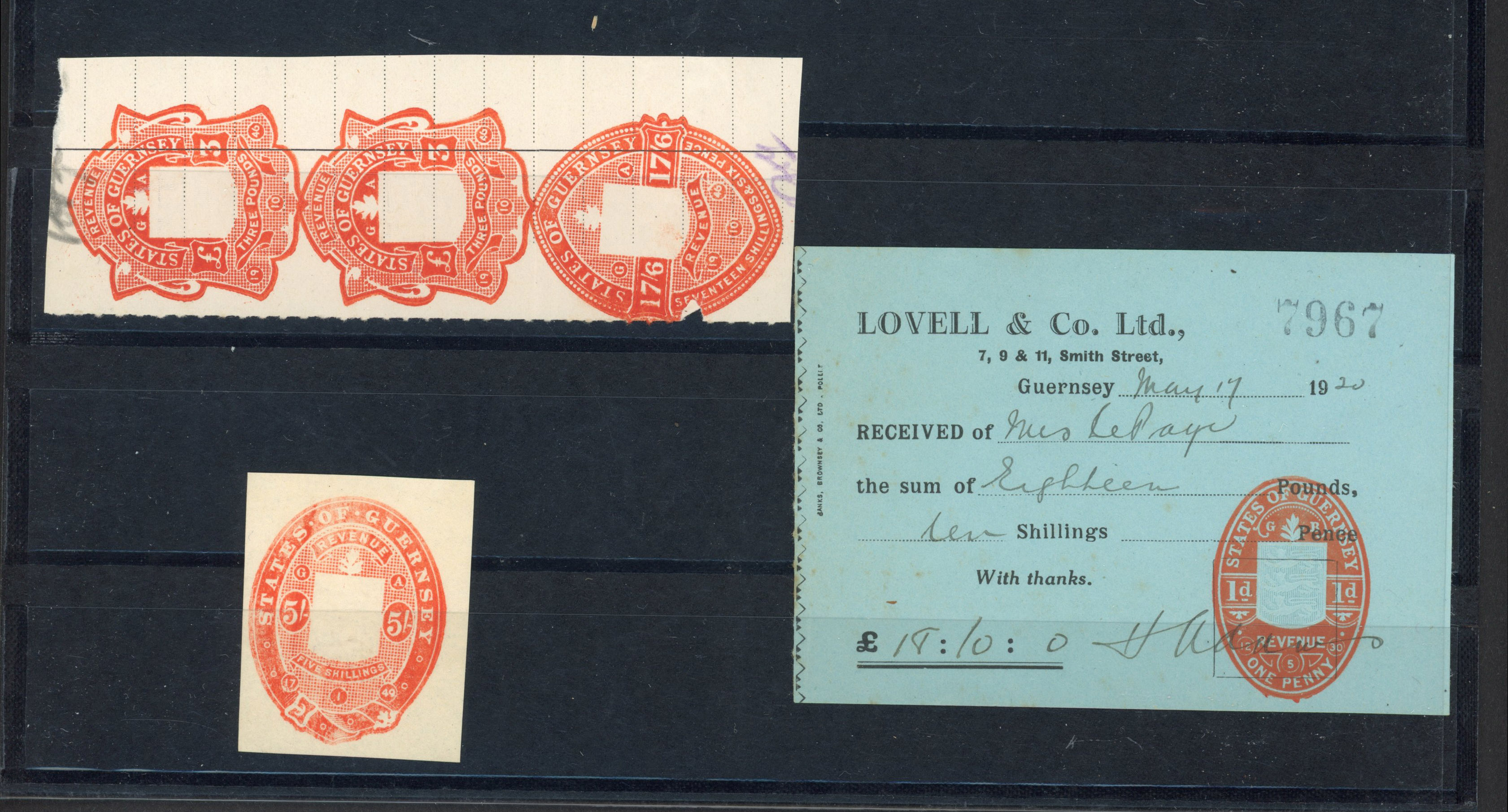 GB channel Islands Revenue collection