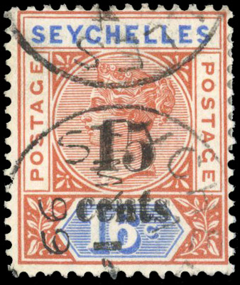 Seychelles SG 19b used