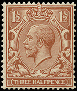 GB 1912 SG362var Mint U/M o.g. no Wmk